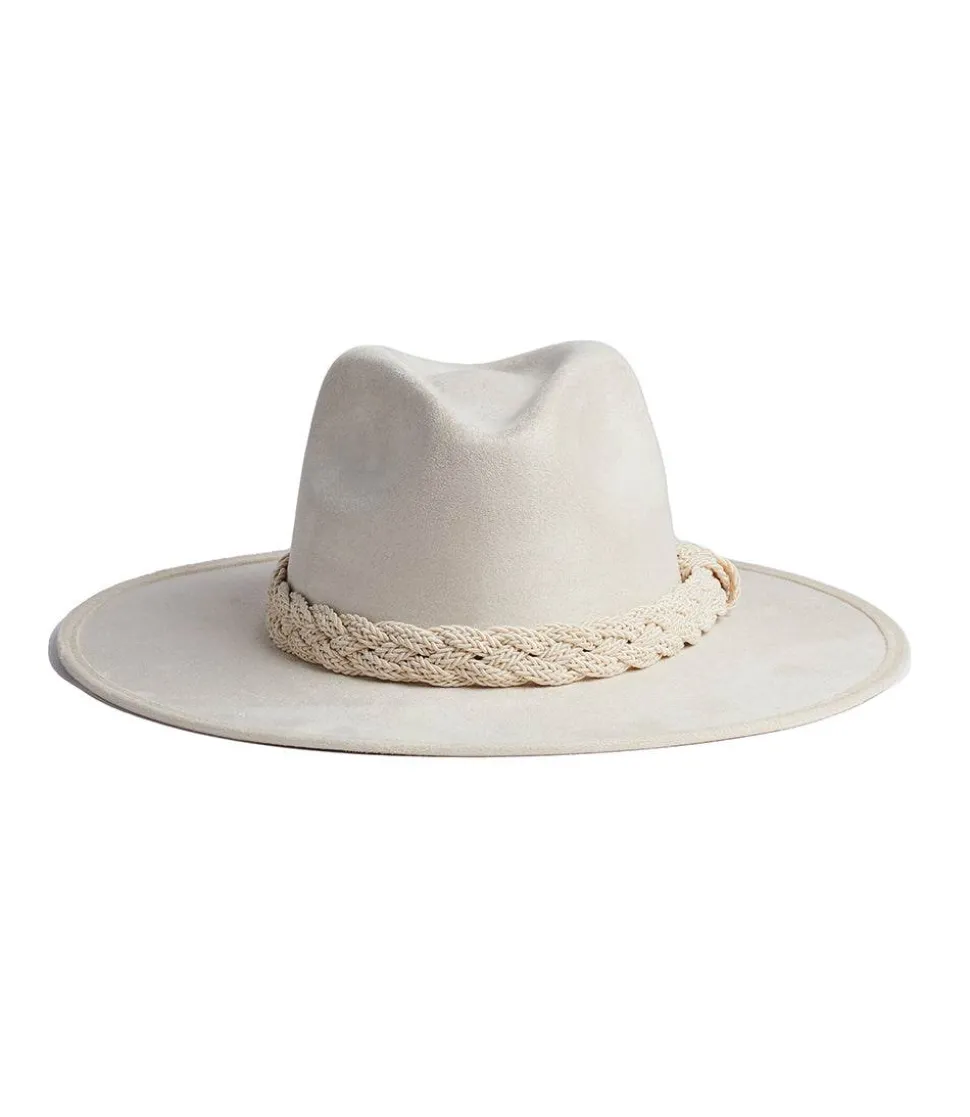Braided Trim Fedora Hat