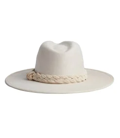 Braided Trim Fedora Hat
