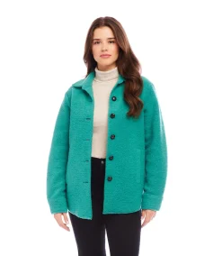 Brushed Shirt Jacket