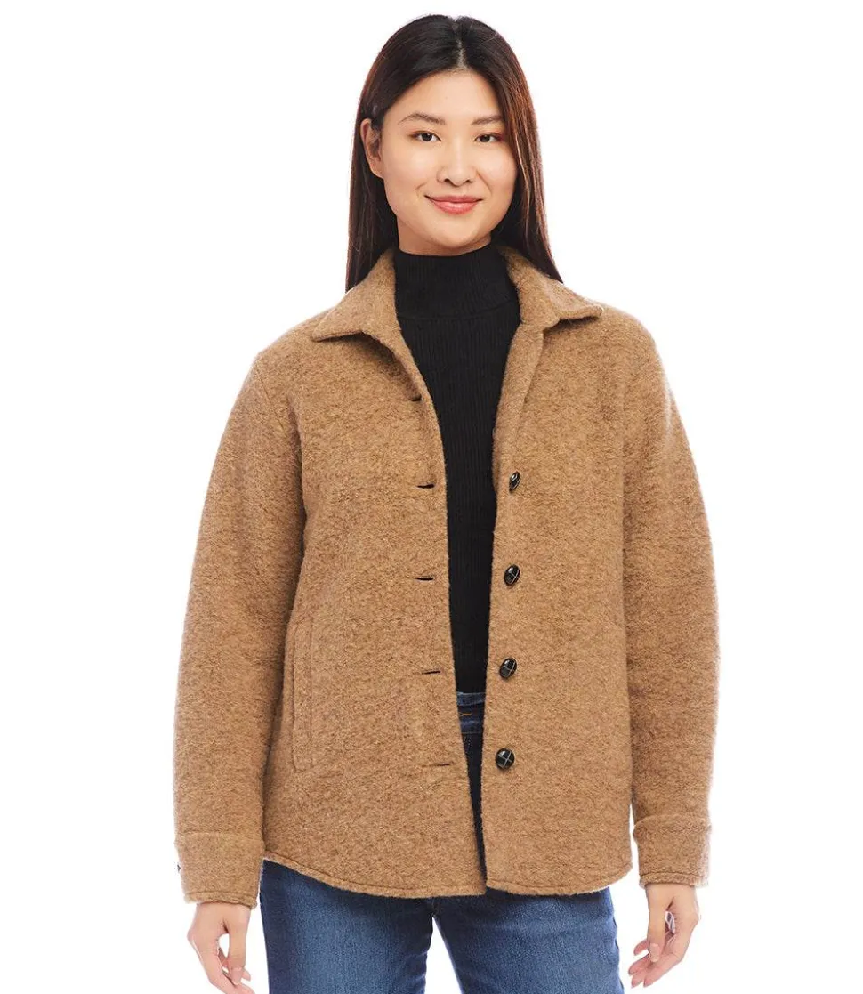 Brushed Shirt Jacket