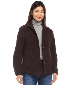 Brushed Shirt Jacket