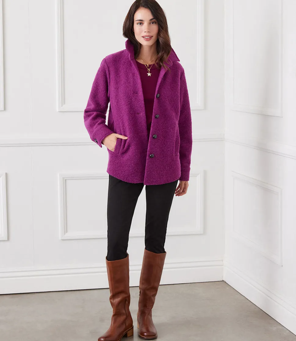 Brushed Shirt Jacket