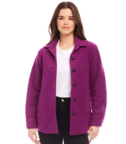 Brushed Shirt Jacket