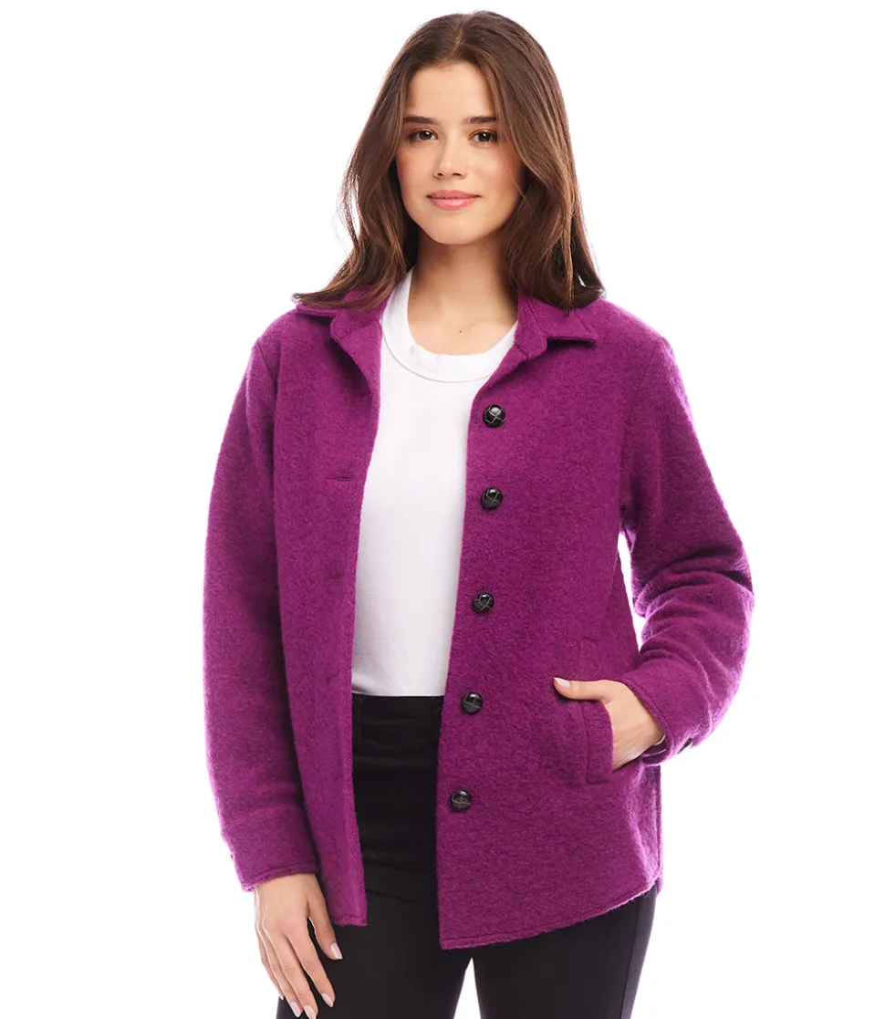 Brushed Shirt Jacket