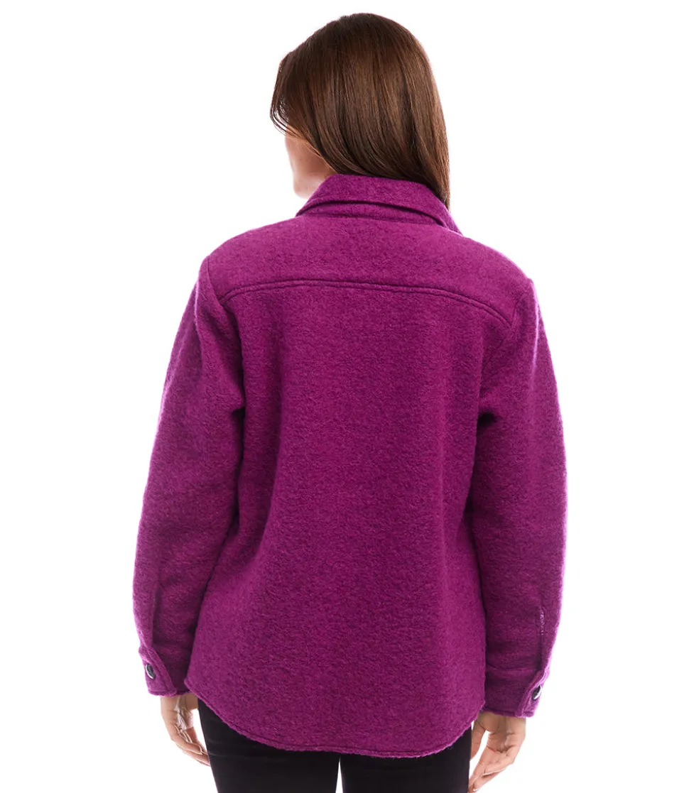 Brushed Shirt Jacket