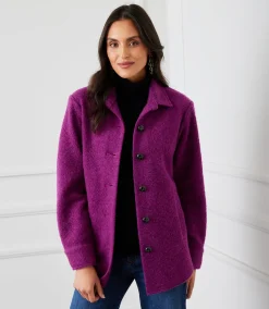 Brushed Shirt Jacket