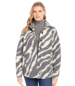Brushed Shirt Jacket
