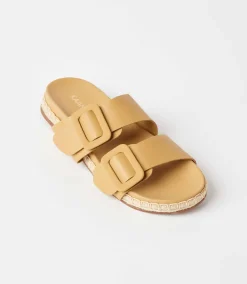 Buckled Leather Sandals