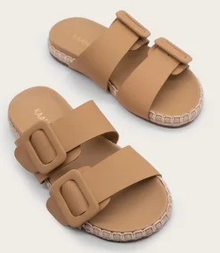 Buckled Leather Sandals