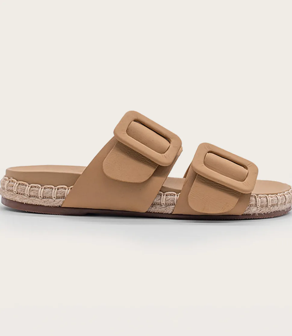 Buckled Leather Sandals