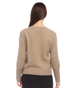 Button Sleeve Sweater