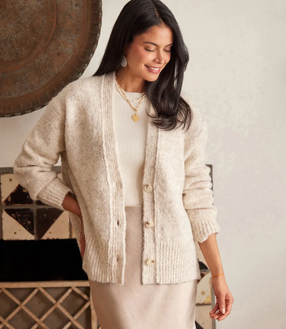 Button Up Cardigan Sweater