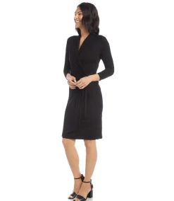 Cascade Wrap Dress