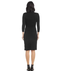 Cascade Wrap Dress