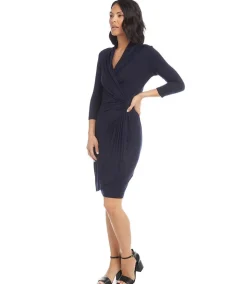 Cascade Wrap Dress