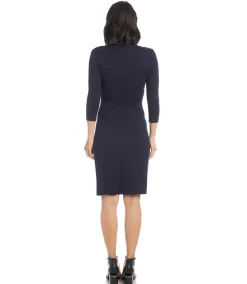 Cascade Wrap Dress