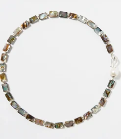 Chan Luu Beaded Abalone Necklace