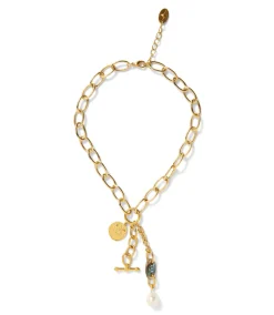 Chan Luu Charm Toggle Necklace