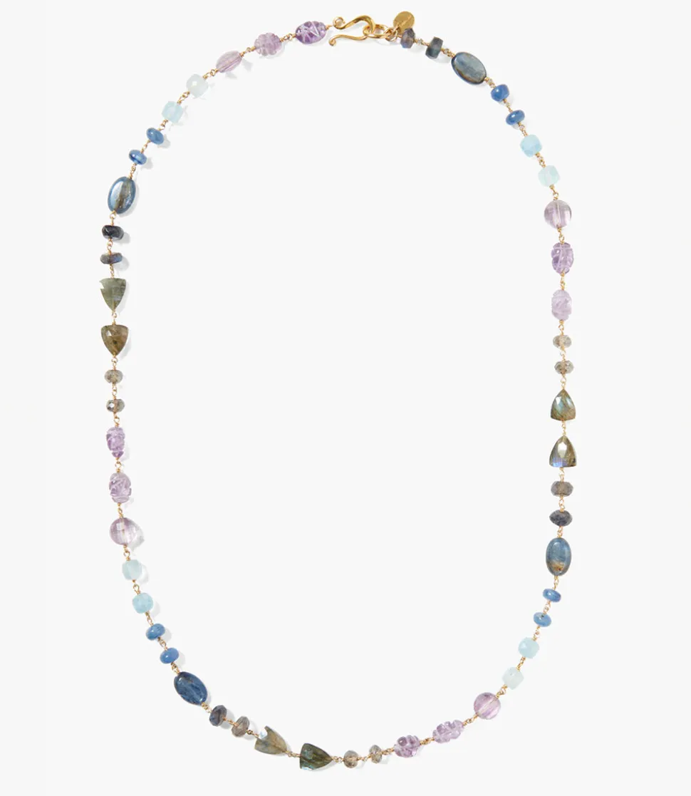 Chan Luu Gemstone And Pearl Necklace
