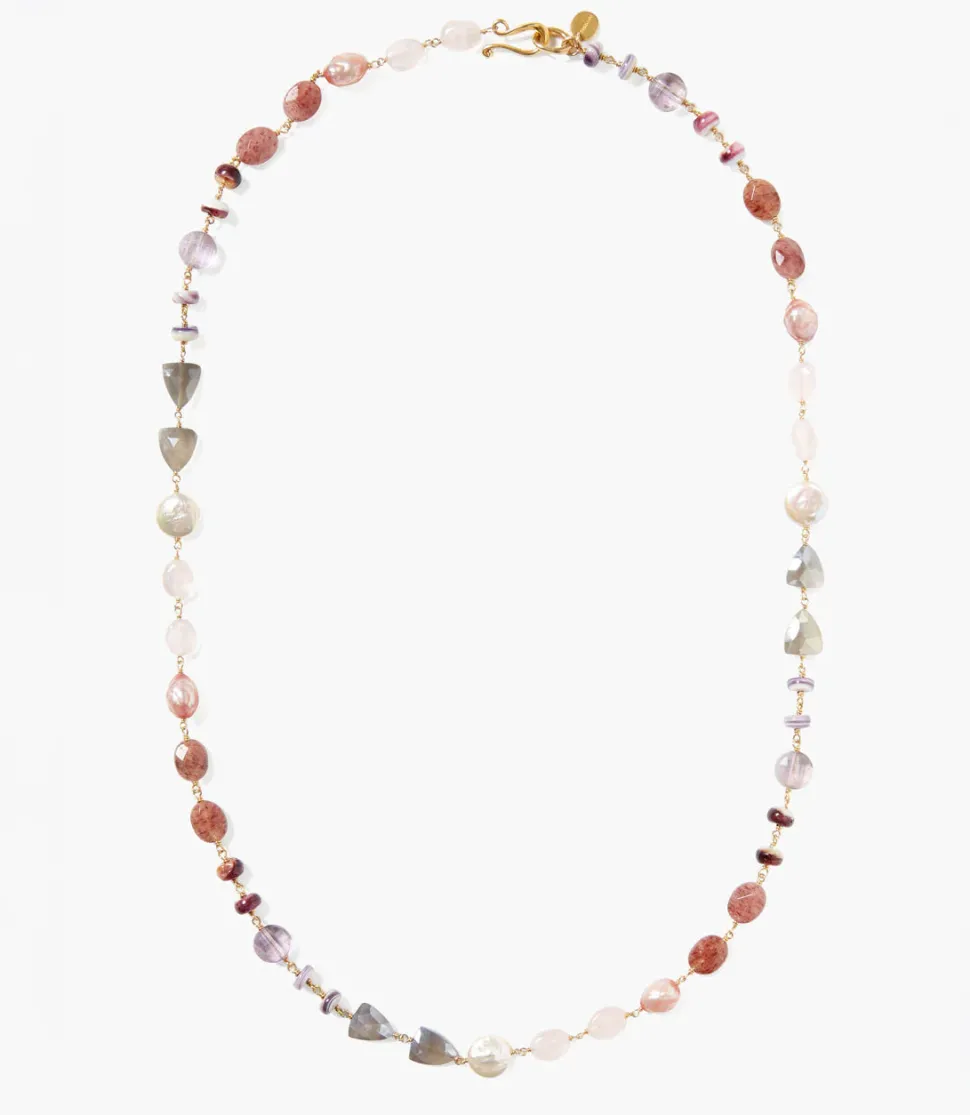 Chan Luu Gemstone And Pearl Necklace
