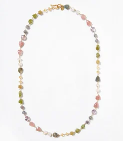 Chan Luu Gemstone And Pearl Necklace
