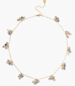 Chan Luu Gemstone Cluster Necklace