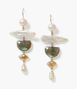 Chan Luu Organic Gemstone Earrings