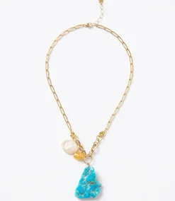 Chan Luu Turquoise Cluster Necklace