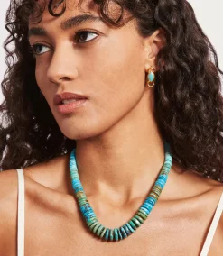 Chan Luu Turquoise Stone Necklace