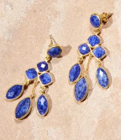 Chandelier Gemstone Earrings