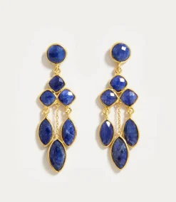 Chandelier Gemstone Earrings