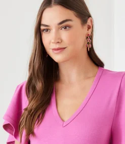 Chandelier Gemstone Earrings