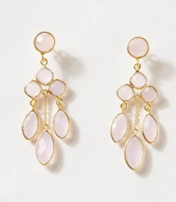 Chandelier Gemstone Earrings