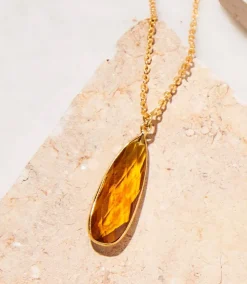 Citrine Quartz Necklace