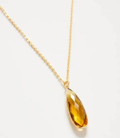 Citrine Quartz Necklace
