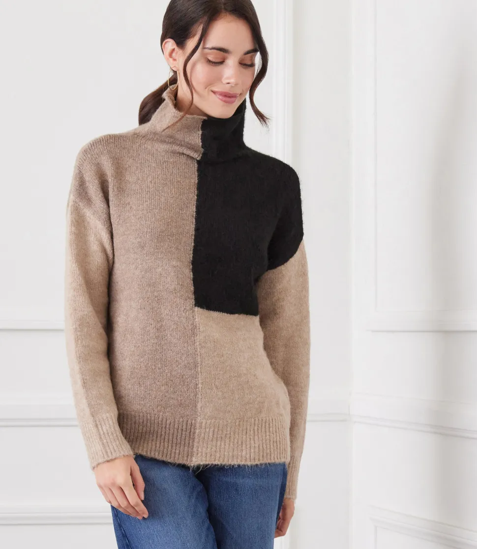 Colorblock Sweater
