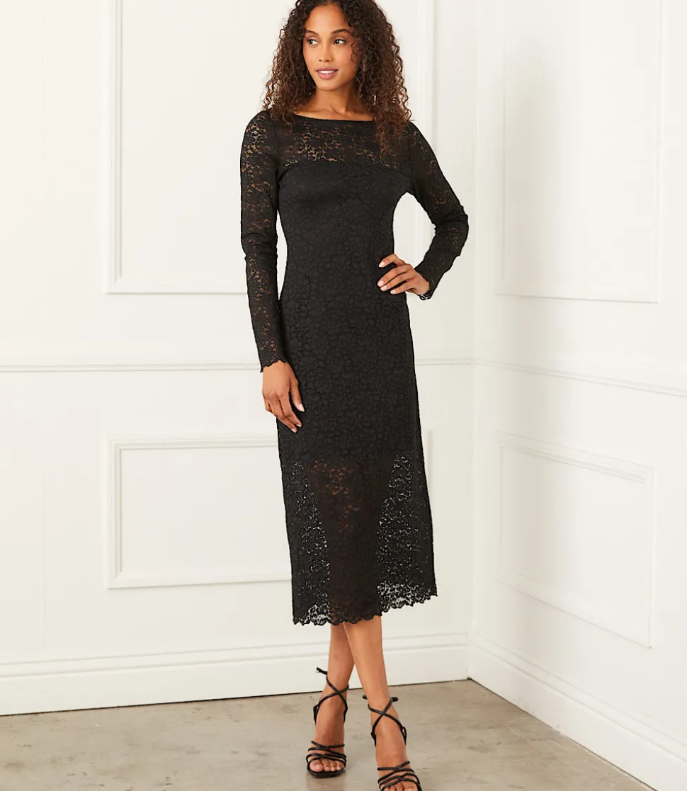 Column Lace Dress