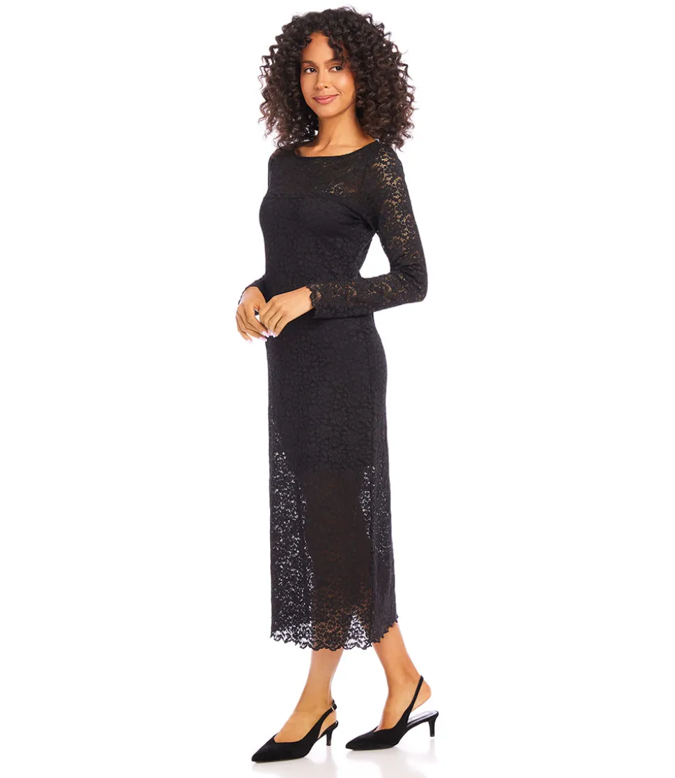 Column Lace Dress