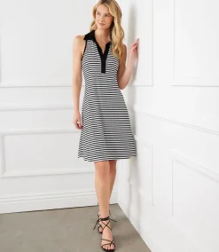 Contrast Collar Dress