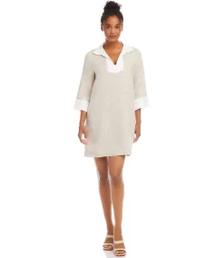 Contrast Shift Dress