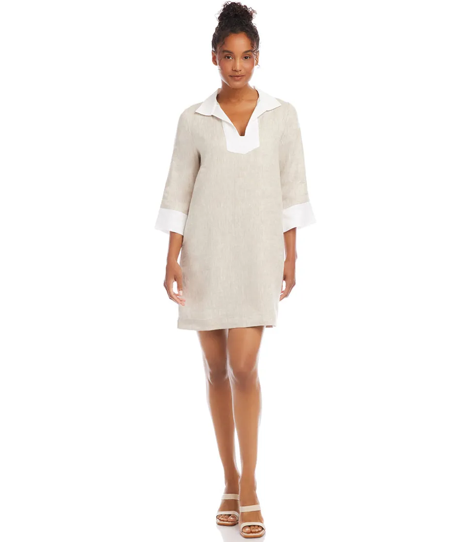 Contrast Shift Dress