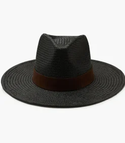 Contrast Trim Straw Hat
