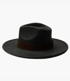 Contrast Trim Straw Hat