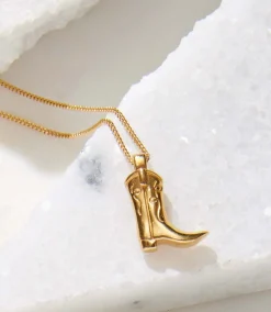 Cowboy Boot Necklace