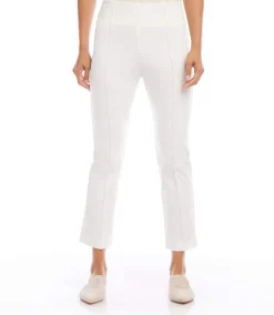 Cropped Pintuck Pants
