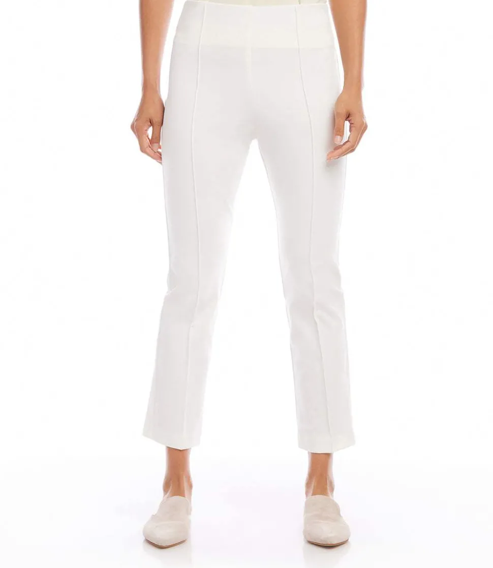 Cropped Pintuck Pants