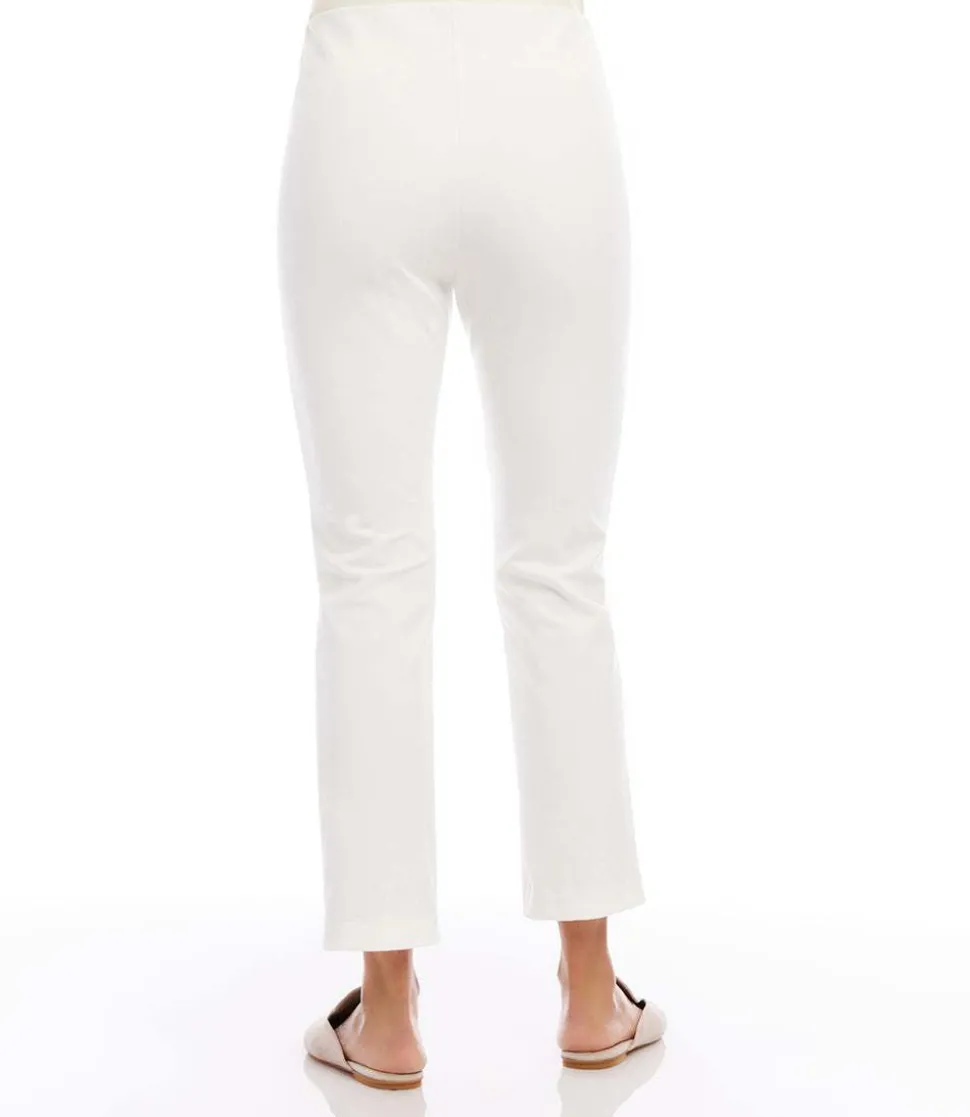 Cropped Pintuck Pants