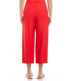 Cropped Pleated Pants