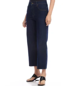 Cropped Wide Leg Jeans