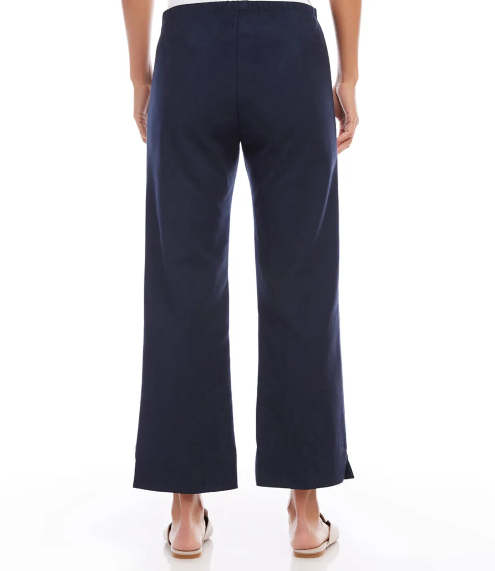 Cropped Wide Leg Pants